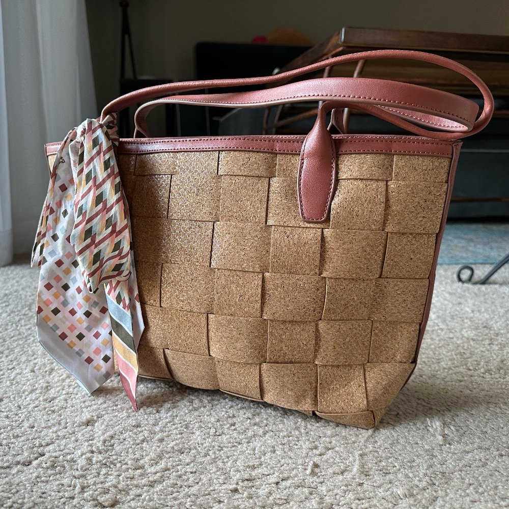 Zac Posen Woven Tote Bag